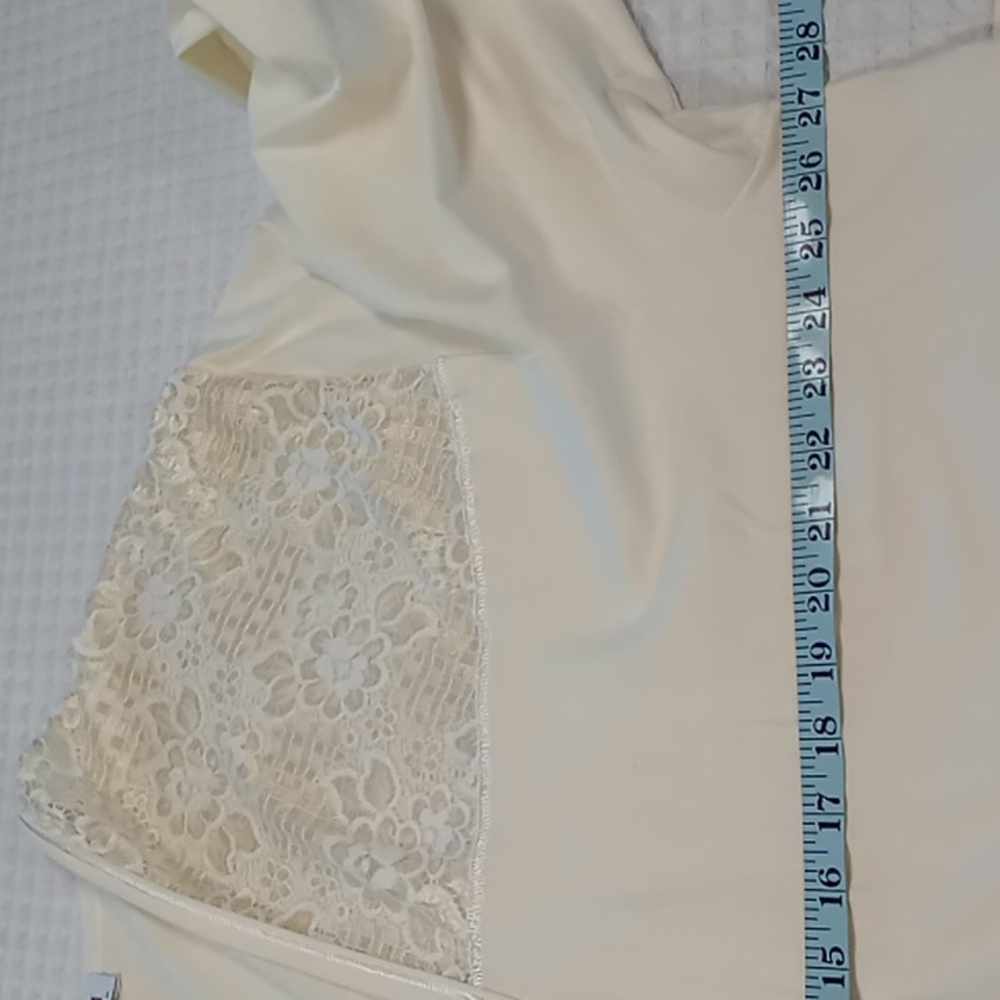 Vintage FM Lingerie Full Length Belted Robe Size 3X Pale Yellow 3/4 Sleeve - Picture 7 of 9